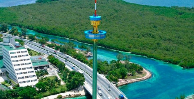 torre escenica cancun