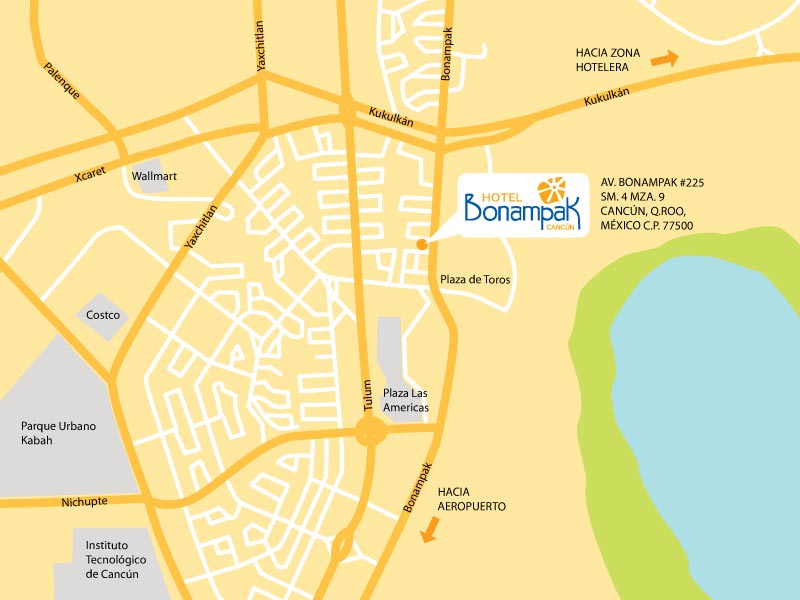 Dónde se encuentra el Hotel Bonampak
